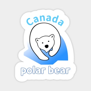 canada polar bear Magnet