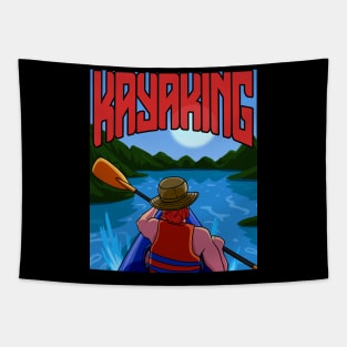 Kayaking Kayak Canoe Tapestry