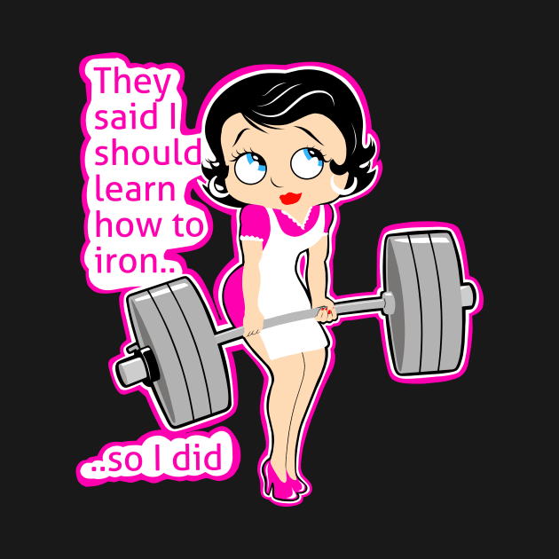 Moms who lift weights fitness funny by TimAddisonArt