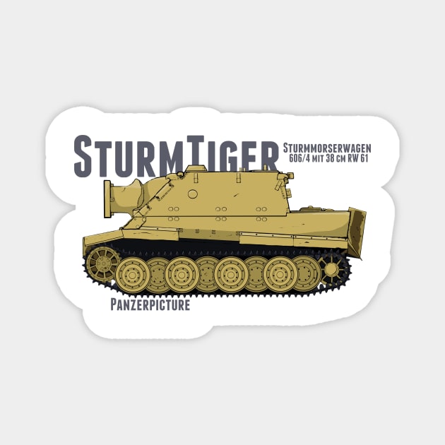 SturmTiger Magnet by Panzerpicture