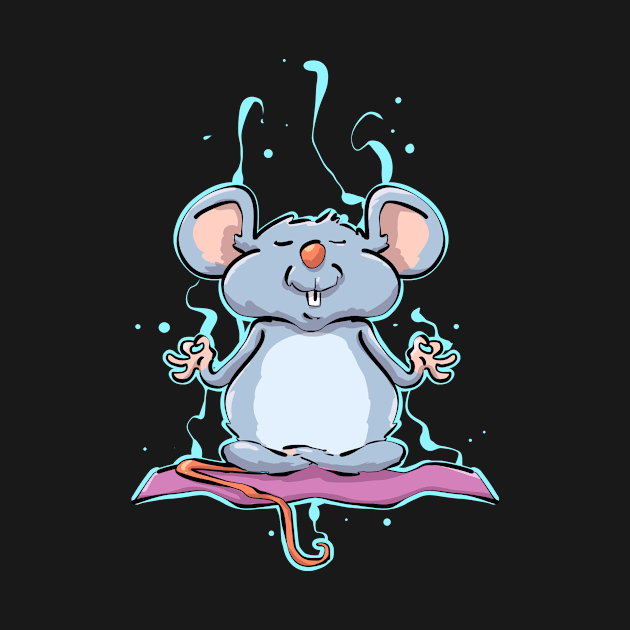 Yoga Spiritual Mouse Pet Owners by PhantomDesign