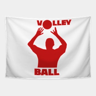 VOLLEYBALL SETTER COOL VOLLEYBALL PLAYER shirt GIFT FOR SON / FRIEND red Tapestry