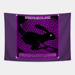 Purple Rabbit Lounge Tapestry