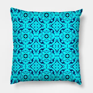 Teal Lace Pillow