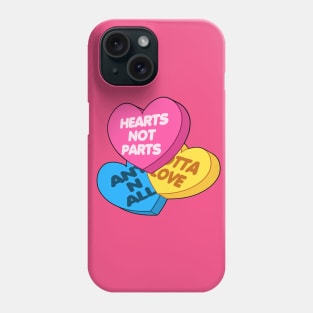 Pan Convo Hearts Phone Case