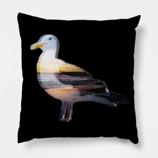 Beach Seagull Pillow