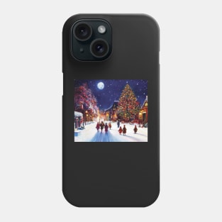 Christmas in old town London - Scene 8 Phone Case