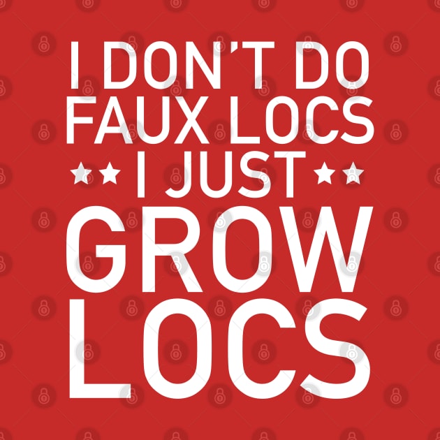 No Faux Locs I Grow Locs by blackartmattersshop