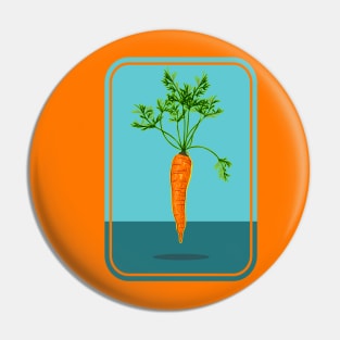 Flying carrot Pin