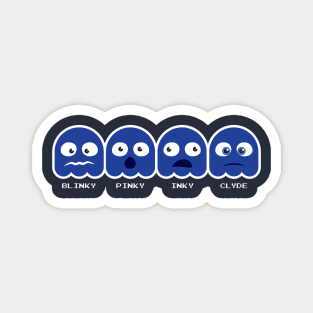 Pacman Ghosts Magnet