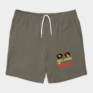 Melanin American Queen Shorts