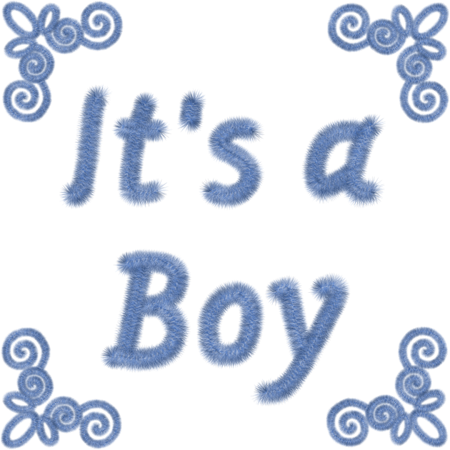 Its a Boy - Plush Kids T-Shirt by ElleNico Art & Design