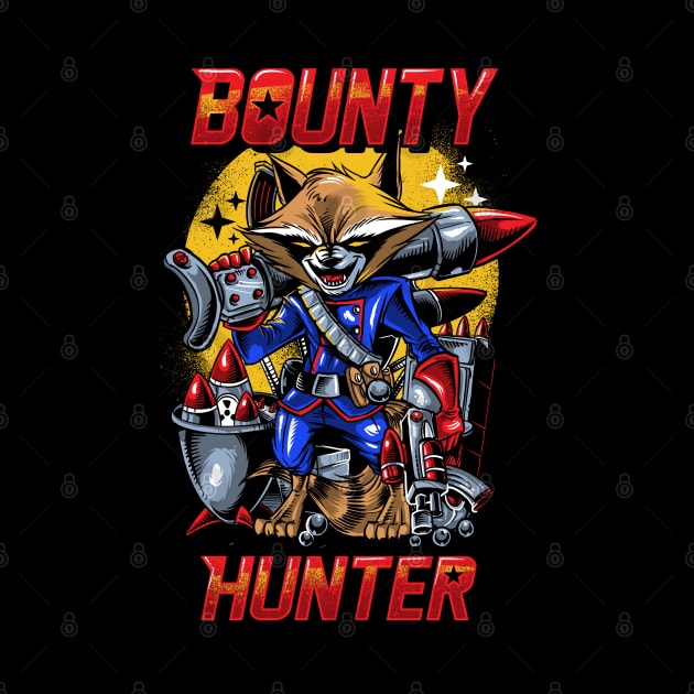 Rocket Bounty Hunter by Dark Planet Tees