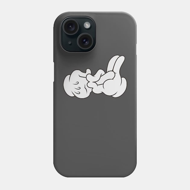 In & Out Cartoon Style Phone Case by TheSuperAbsurdist