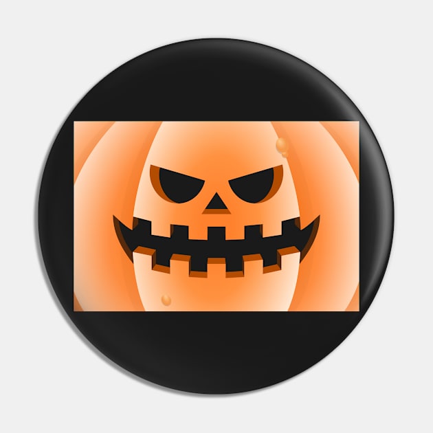 Bad and angry Halloween pumpkin in the foreground Pin by ojovago