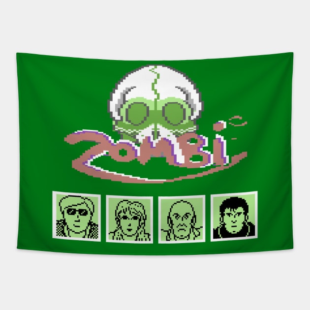 Zombi Tapestry by ilovethec64