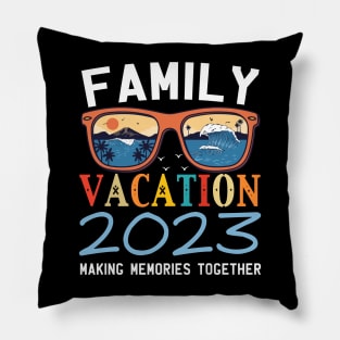 Family Vacation 2023 Beach Matching Summer Vacation 2023 Pillow