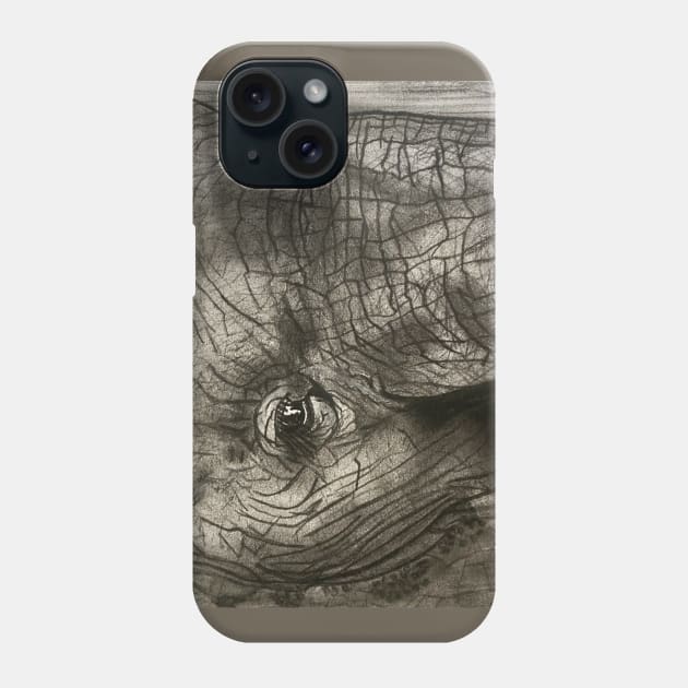 Elephant Sketch Phone Case by Wolf Cove Creations