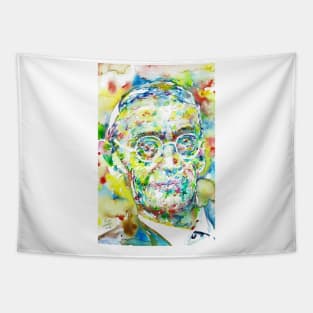 HERMANN HESSE - watercolor portrait .3 Tapestry