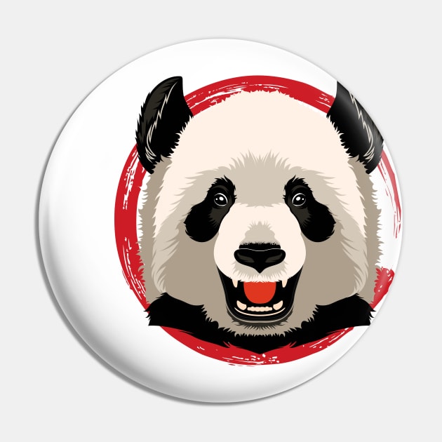 Happy Panda Pin by marieltoigo