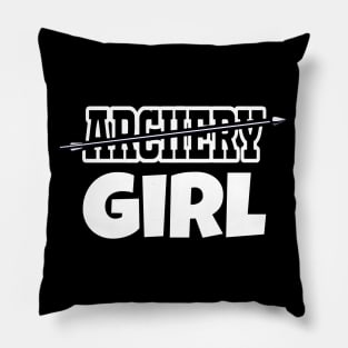 Archery Girl Pillow