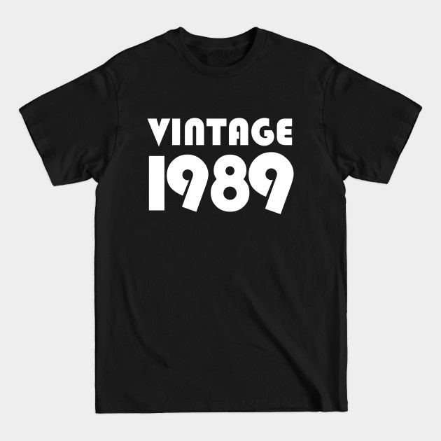 Discover Vintage 1989 - 30th Birthday Ideas - T-Shirt