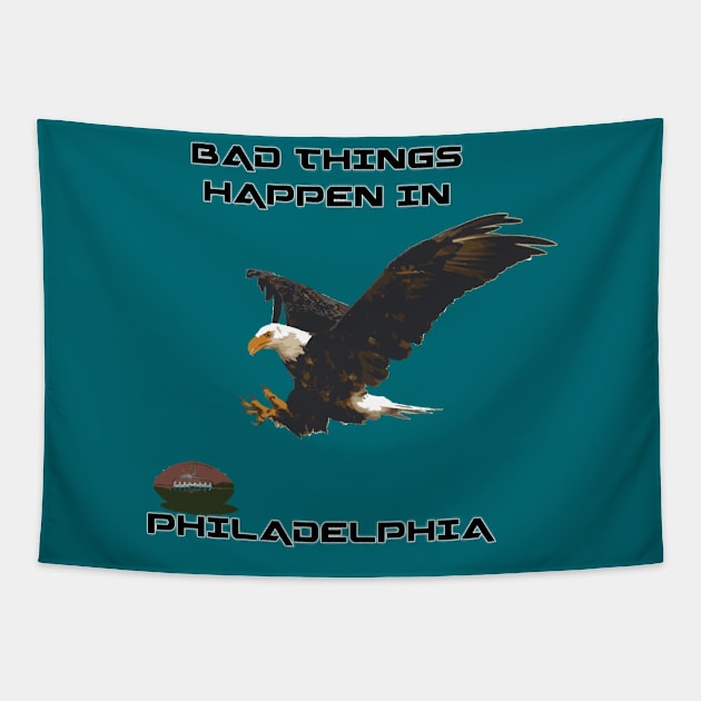 Philadelphia, Bad Things Happen Tapestry by FasBytes