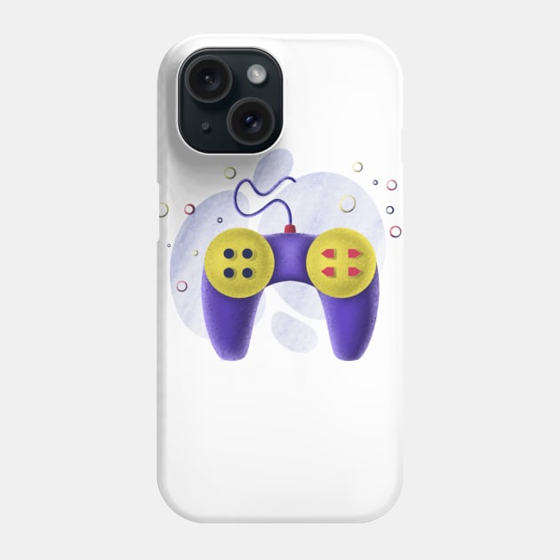 Joystick stylized drawing Phone Case by NoonDesign