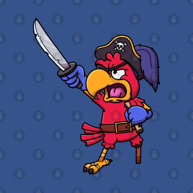 Pirate Parrot by TheMaskedTooner
