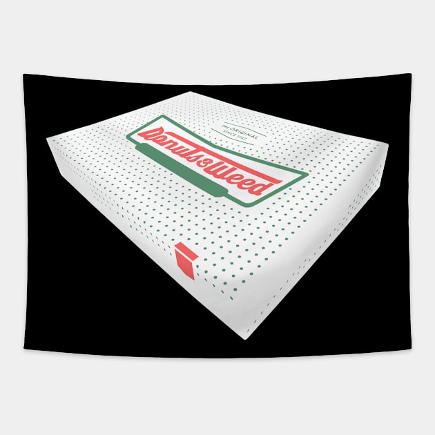 Donut Box Tapestry by Nerdpins