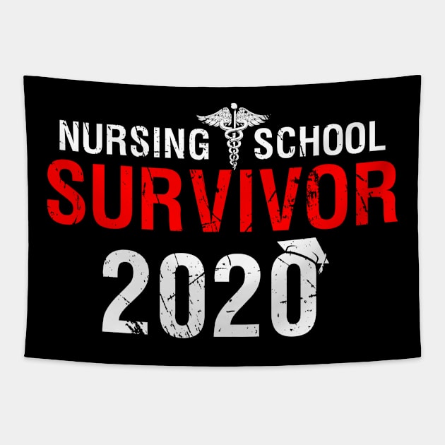 Nursing School Survivor 2020 - Nurse School Tapestry by webster