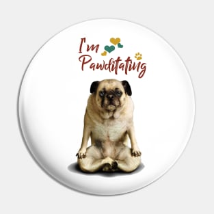 I'm Pawditating Pin