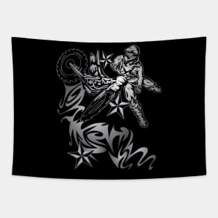 FLAMED DIRTBIKER Tapestry