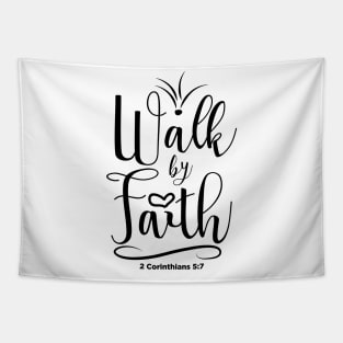 Walk by Faith Tapestry