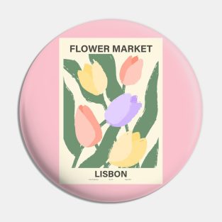 Flower Market Pin