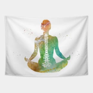 Meditating Woman Tapestry