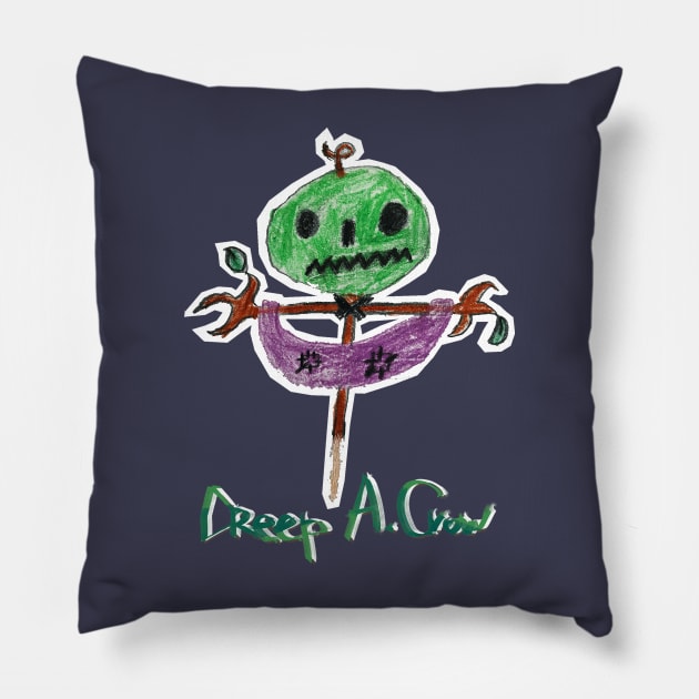 Creep A. Crow Pillow by ARTEMIDA