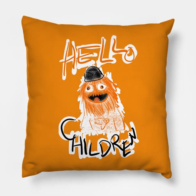 gritty, devourer of souls Pillow by HockeyBabbler