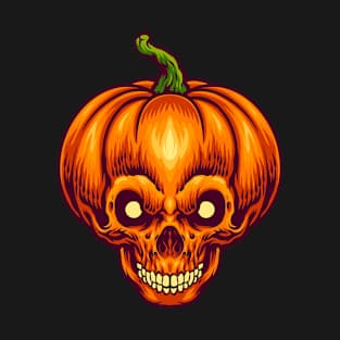 halloween family pumpkin head illustration T-Shirt