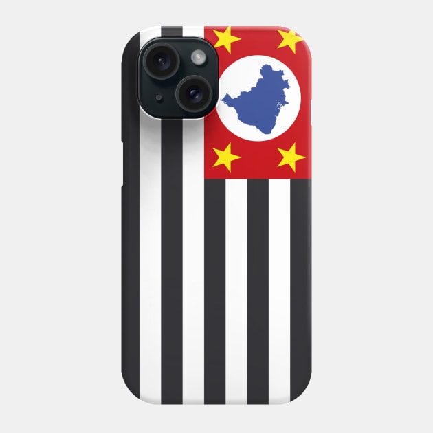 Flag of Sao Paulo (State) Phone Case by brigadeiro