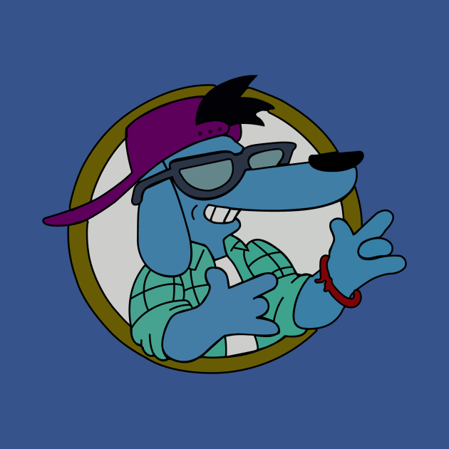 Retro Poochie the Dog by FlyAsAKite