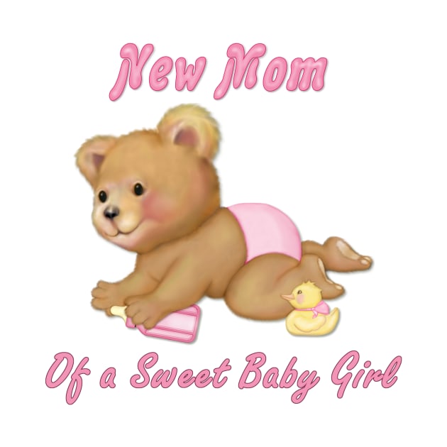 Crawling Teddy - New Mom of Girl by SpiceTree