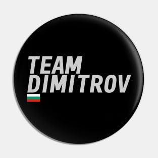 Team Grigor Dimitrov Pin