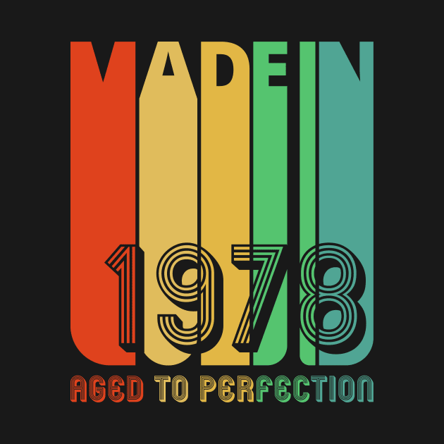 Vintage retro Made in 1978 Aged to perfection. by MadebyTigger