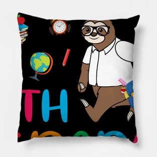 Diving Into 5th Grade Dabbing Sloth Back To School Pillow