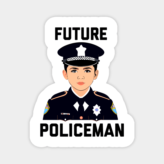 Future policeman Magnet by Amusing Aart.