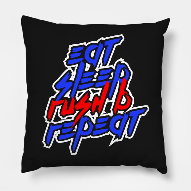 Eat Sleep Rush B Repeat - CS|GO Pillow by muupandy