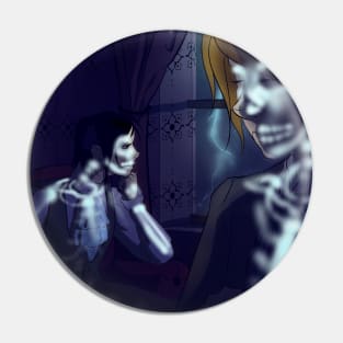 WS Skeleton Halloween Pin