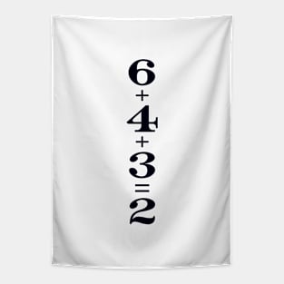 6+4+3=2 (black) Tapestry