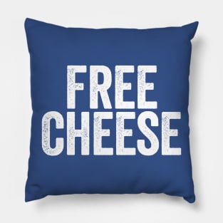Free Cheese White Pillow